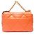 Borsa a tracolla con catena 2-way Matelassé Chanel Arancione - vista 2