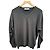 Yves Saint Laurent Pour Homme V-Ausschnitt Pullover aus Wolle Anthrazitgrau