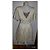 Kurzes La Perla Seidenkleid in Elfenbein mit Perlen Roh Creme - Ansicht 4
