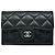 Tarjetero Matelassé Chanel Negro