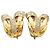 Autre Marque Orecchini "Tulipano" in oro giallo e diamanti.