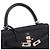 Hermès Borsa HERMES Kelly 25 in Pelle Nera - 103681 Nero - vista 7