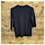 Chanel Uniform V-Ausschnitt Pullover aus schwarzer Wolle  - Ansicht 4