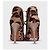 Stivaletti stringati in pelle marrone Alaïa - Taglia 37.5 usato - vista 4