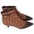 Louis Vuitton Stivaletti Damier Azur in pelle e pony Marrone