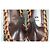Louis Vuitton Stivaletti Damier Azur in pelle e pony Marrone - vista 7