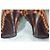 Louis Vuitton Stivaletti Damier Azur in pelle e pony Marrone - vista 9
