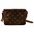 Mini borsa a tracolla Louis Vuitton Vivasite Monogram Marrone - vista 4
