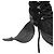 Timeless Chanel Matelasse Nubuck Snow Boots Schwarz - Ansicht 5