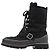 Timeless Chanel Matelasse Nubuck Snow Boots Schwarz - Ansicht 6