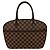 Borsa Louis Vuitton Sarria Horizontal Damier Marrone Bronzo - vista 2
