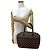 Borsa Louis Vuitton Sarria Horizontal Damier Marrone Bronzo - vista 3