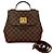 Borsa 2 in 1 Damier Bergamo di Louis Vuitton Marrone