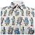 Camicia a maniche corte Comme des Garcons Homme Deux Marrone - vista 5