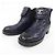 Timeless Botines CHANEL de piel de cordero Azul Azul marino - vista 3