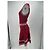 Maje Vestido sin mangas rojo Roja - vista 3