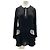 Joseph Kurzes Kleid mit Silberdetail Schwarz
