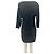 Stouls Wildleder Kleid Schwarz - Ansicht 2