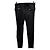 Luc Duchène Calça de couro preta com fecho Preto
