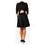 Victoria Beckham Schwarzes Skaterkleid - Größe UK 14 - Ansicht 2