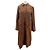 Vestido abotoado By Malene Birger Camel Viscose Camelo