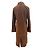 Vestido abotoado By Malene Birger Camel Viscose Camelo - vista 2