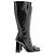 Versace Botas de cuero negras Negro - vista 6
