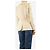 By Malene Birger Creme gestreifter Baumwollblazer - Größe UK 8 Roh - Ansicht 2
