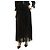 Isabel Marant Falda midi transparente fruncida negra - talla UK 10 Negro
