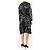 Etro Robe midi à imprimé feuillage avec fermeture éclair devant - taille UK 16 Multicolore - vue 2