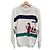 Pull Iceberg Cullivre en maille intarsia Marron Blanc Rouge Bleu Vert