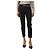 Brunello Cucinelli Schwarze Hose mit Diamante-Gürtel - Größe UK 8