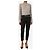 Brunello Cucinelli Schwarze Hose mit Diamante-Gürtel - Größe UK 8 - Ansicht 2