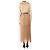 Brunello Cucinelli Completo due pezzi in raso rosa cipria - top e gonna - taglia UK 8 - vista 2
