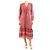 Veronica Beard Vestido midi floral vermelho - tamanho S