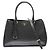 Prada Borsa 2way in pelle Saffiano Lux nera Nero