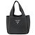 Prada Mini borsa in pelle Vitello Daino nera Nero