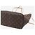 Louis Vuitton Sac cabas Neverfull MM 2007 marron - vue 3