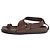 Autre Marque Braune Jalen Leder-Sandalen - Größe EU 38