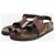 Autre Marque Braune Jalen Leder-Sandalen - Größe EU 38 - Ansicht 2