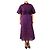 Autre Marque Kleid mit violettem Karomuster - Größe Lila