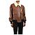 Khaite Lederjacke mit braunem Shearling-Besatz - Größe XS