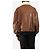 Khaite Lederjacke mit braunem Shearling-Besatz - Größe XS - Ansicht 2