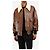 Khaite Lederjacke mit braunem Shearling-Besatz - Größe XS - Ansicht 3