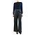 Sessun Pantalones de raya diplomática azul - talla UK 12 - vista 2