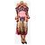 Alice by Temperley Rosa florales Seidenkleid - Größe UK 12 Pink - Ansicht 3
