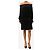 Norma Kamali Mini-Kleid aus schwarzem Samt mit Off-Shoulder-Ausschnitt - Größe XS - Ansicht 3
