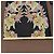 Just Cavalli Schwarzes Kleid mit Baroque-Print Mehrfarben Golden - Ansicht 10