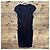 Just Cavalli Schwarzes Kleid mit Baroque-Print Mehrfarben Golden - Ansicht 2