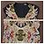 Just Cavalli Schwarzes Kleid mit Baroque-Print Mehrfarben Golden - Ansicht 7